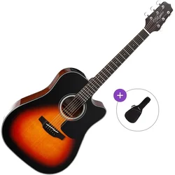 Takamine GD30CE Basic SET Brown Sunburst Elektroakustična dreadnought
