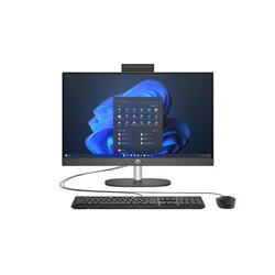 HP Računar ProOne 240 G10, Intel Core i5-1334U, 23, NT, 8 GB, 512 GB, FreeDOS, WLAN, periferija, Crni