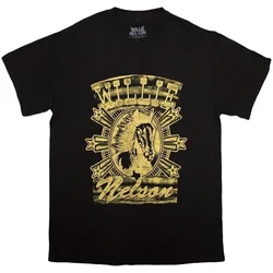 Willie Nelson Majica Horse Unisex Black S