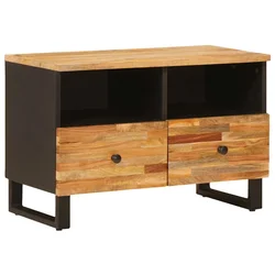 TV ormar s pohranom Smeđa 70 x 33 x 46 cm Čvrsto drvo manga