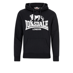 Lonsdale Mens hooded sweatshirt slim fit
