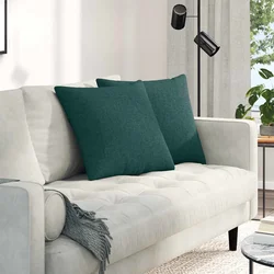Jastučići za sofu 2 pcs Tamnozelena 50 x 50 cm tkanina