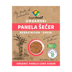 Smeđi i organski nerafinisani panela šećer 200g