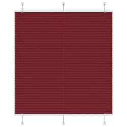 Plisirana roleta Bordeaux crvena 120x100 cm Širina tkanine