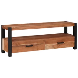 TV ormar Smeđa 110 x 30 x 40 cm Masivno bagremovo drvo