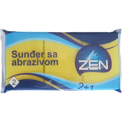 Zen Sunđer sa abrazivom 2+1 kom