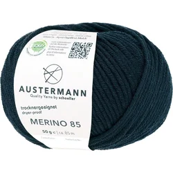 Austermann Merino 85 97614-02 Black Pletilna preja