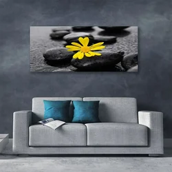 tulup.si Slika na platnu Yellow flower nature spa 120x60 cm