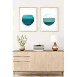 Wallity Uokvirena slika Huhu72, 50x70 cm, 2 dijela