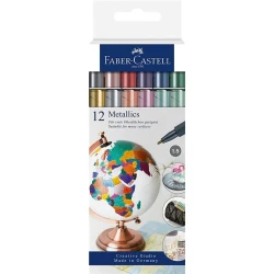Rayher. Flomastri FC Metallics set 12