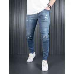 Denistar Muške farmerke 100/2809, Slim fit, Plave
