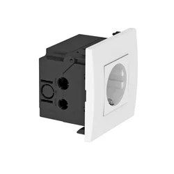 OBO Bettermann OBO Bettermann Vertr vtičnica 1gang 84x84x59mm rws SDE-RW D0RW1, (21225506)