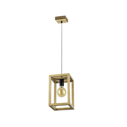 Spot-Light 61540174 - Luster na sajli KAGO 1xE27/60W/230V matni hrast