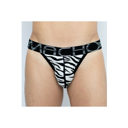 MACHO moške spodnjice jockstrap MX131, zebra