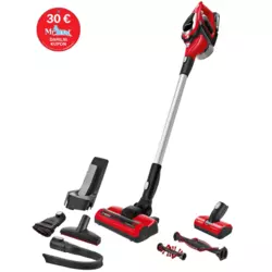 Bosch BBS81PET Unlimited Serie8 ProAnimal bežični usisavač, crveni/crni