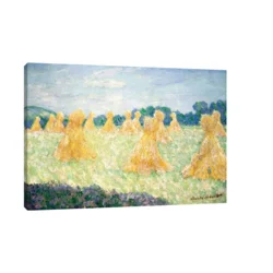 Canvas Slika na platnu The Young Ladies of Giverny, Claude Monet, Bez rama, 45 x 30 cm