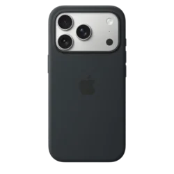 Silikonska maska sa MagSafe za iPhone 17 Pro – crna