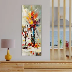 Wallity Slika na platnu 30x80cm