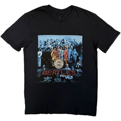 The Beatles Sgt Pepper Blue (Back Print) Black L Majica