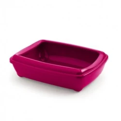 Moderna Toalet za mačke sa ramom Arist-O-Tray + Rim, M, Koral