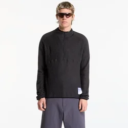 Mikina Satisfy FuzzFleece AD Half-Zip Phantom M