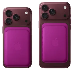 iPhone FineWoven Wallet with MagSafe – Magenta