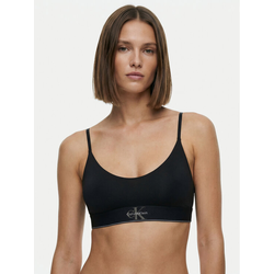 Calvin Klein Jeans  UNLINED BRALETTE  Črna