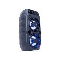 GEMBIRD SPK-BT-13 Portable Bluetooth karaoke speaker 2x5W, USB, SD, 3,5mm, MIC 6,35mm, LED, black