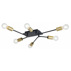 RABALUX Plafonjera Lanny crna