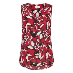Kaffe Bluza KAAmber rdeča/črna/bela