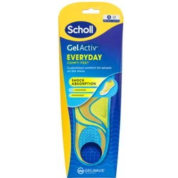 Scholl Moški vložki za vsakdanje čevlje GelActiv ,S