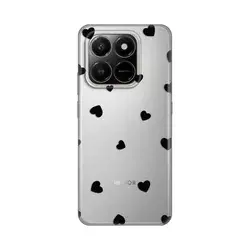 Silikonska maska za Honor X7d 4G/400 Smart 5G, Hearts