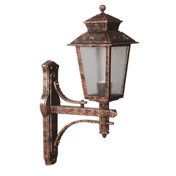 Lessentiel Maison Spoljna zidna lampa BAP-68211-BKR, 60 cm, E27, 40W, IP65, Braon
