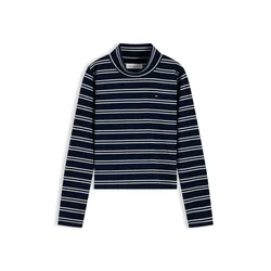 TOMMY HILFIGER Majica mornarska/bela