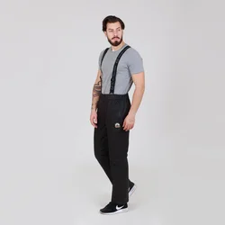 Sergio Tacchini Muške ski pantalone Maso M, Crne