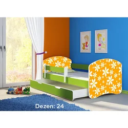 Deciji krevet ACMA II 140x70 F + dusek 6 cm GREEN24