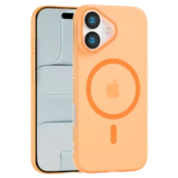 Matte Color MagSafe maska za iPhone 16 – narandžasta