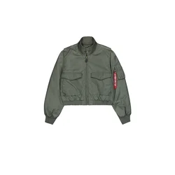 ALPHA INDUSTRIES Prehodna jakna kaki/rdeča/bela