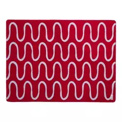 Rdeča odeja 150x200 cm Swirl – noo.ma