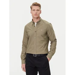 BOSS Srajca H-Roan 50544917 Zelena Slim Fit