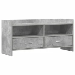 TV ormar 100 x 33 x 47 cm Betonska siva Konstruirano drvo