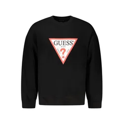 GUESS JEANS SWEATSHIRT WITHOUT ZIP MEN BLACK