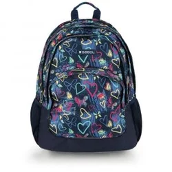 GABOL Ranac školski ergonomski 32x44x18 cm 21l-0/56 kg Tizas tamno plava