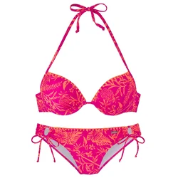 VENICE BEACH Bikini oranžna/fuksija