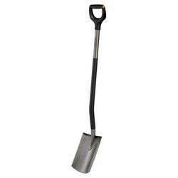 Fiskars Fiskars ergonomska siva ravna lopata