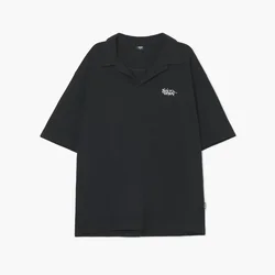 Cropp - Polo majica s vezom - CRNO