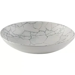 CHURCHILL Kintsugi globoki krožnik biserno sive barve, oblika: 248 mm (12 kos)