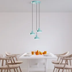 Opviq Luster Memati-181, 75-108cm, O45 cm, 3xE27, Tirkizni