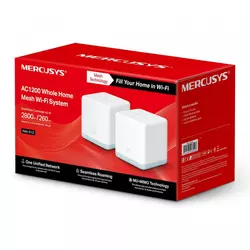 Mercusys Halo S12(2-pack), AC1200 Whole Home Mesh Wi-Fi System