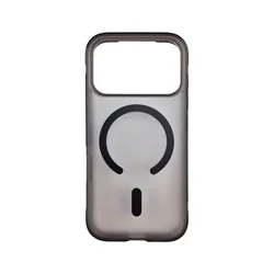 Silikonska MagSafe futrola Remix za iPhone 18 Pro / iPhone 17 Pro/ crna